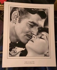 Clark Gable & Vivien Leigh 8X10 B/W Photo Gone With The Wind
