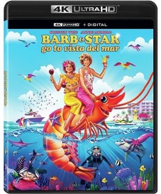 Barb and Star Go to Vista Del Mar 4K UHD 07/22 4K (used) disc Only, Please read