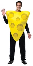 Cheese Wedge Funny Clever Couples Costume 6'3 Inches