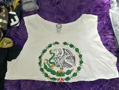 Los Deftones Girls T-Shirt Cut into Crop Top Mexico Crop Top Summer Festival