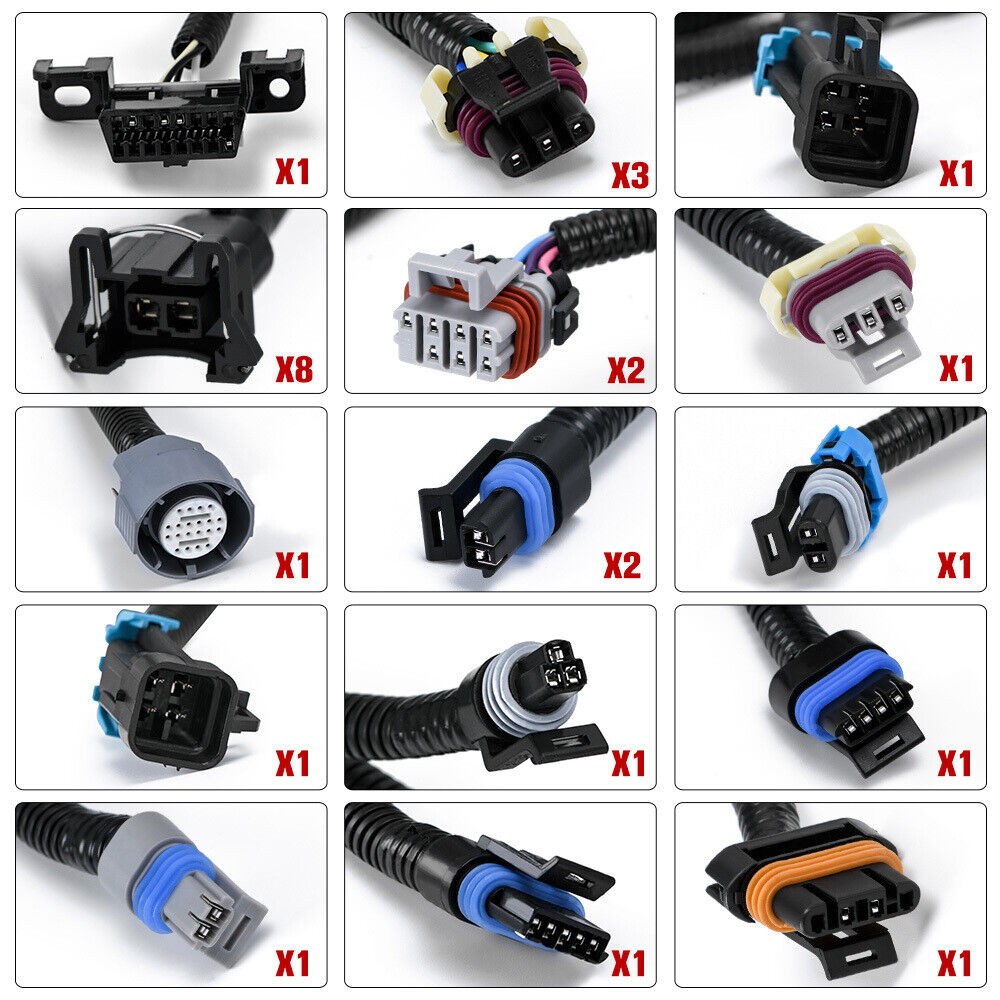 LS1 4L60E Stand Alone Harness For LS SWAP 4.8 5.3 6.0 97-06 Drive by Cable DBC