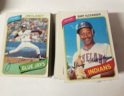 1980 Topps Commons You Pick #501-726