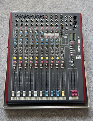 Allen & Heath ZED 12FX Analogmischpult 12 Kanäle USB mit Effekten inklusive Case