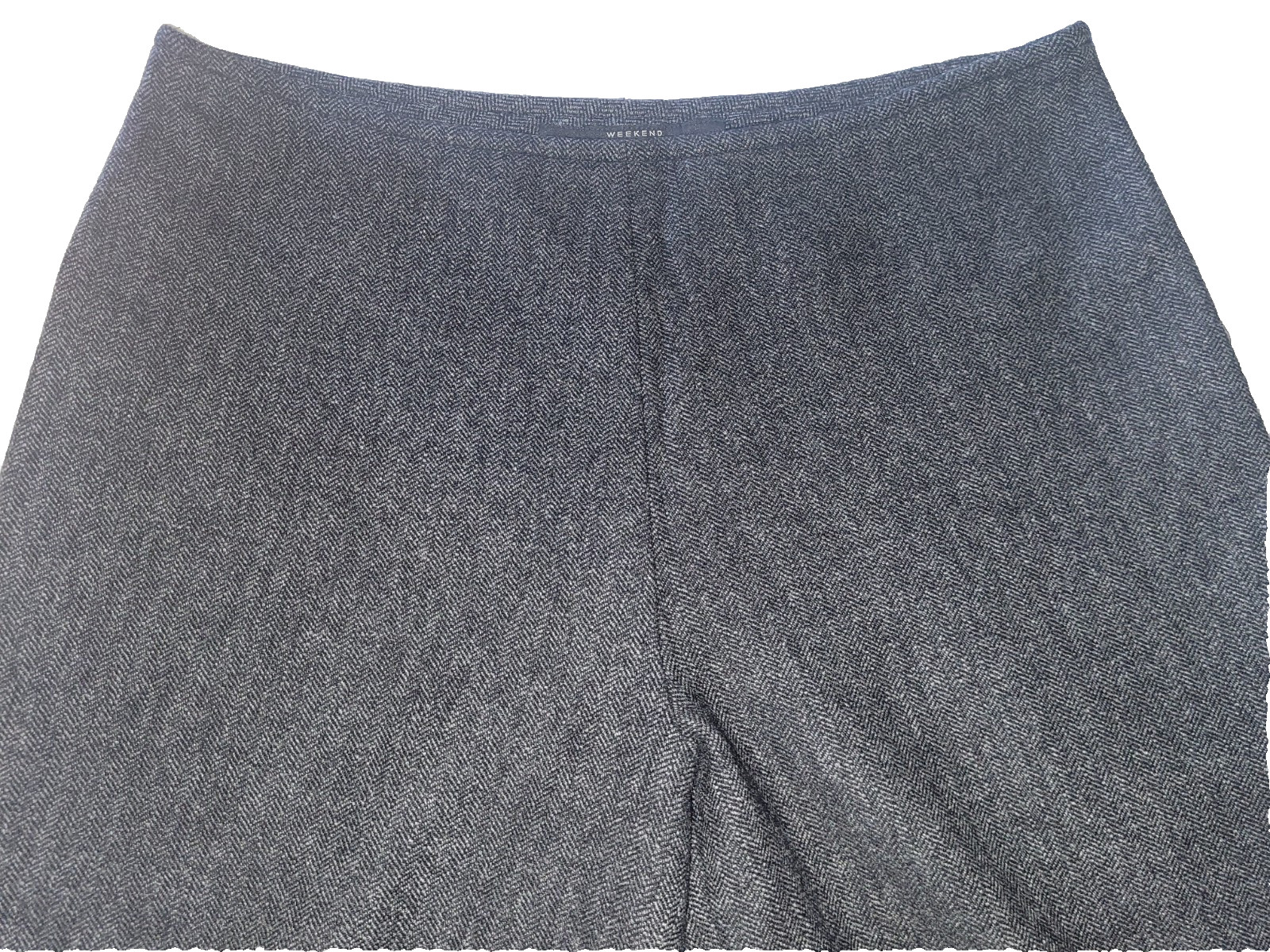 Max Mara Weekend DkGray Wool Herringbone WideLegT… - image 16