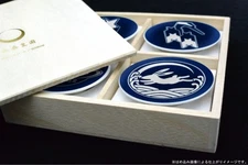 Brave Witches - Set of 4 Mino-yaki Mini Plates / Fuso Imperial
