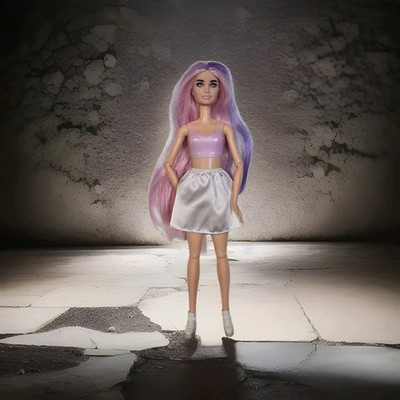 Barbie CUTIE REVEAL Articulated OOAK Redress Restyle Smooth Silky Hair EUC C216