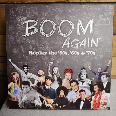 Boom Again Replay 50s, 60s, & 70s Board Game Music & Pop Culture New Open Box