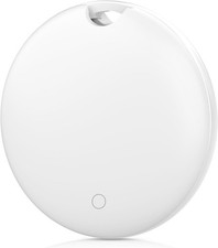 Luggage Tracker Key Finder Smart Bluetooth Locator White