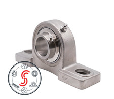 SSUCP211-35 stainless steel solid pillow block bearing 2-3/16" SUCSP211-35