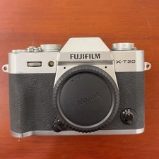 Fujifilm X-T20 XT20 Silver 24.3MP Mirrorless Digital Camera Body Only