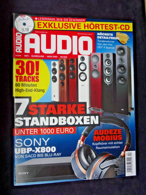 AUDIO 4/19, MOFI STUDIO DECK PLUS,SONY UBP X800,AUDEZE MOBIUS,TEUFEL AIRY (2018)