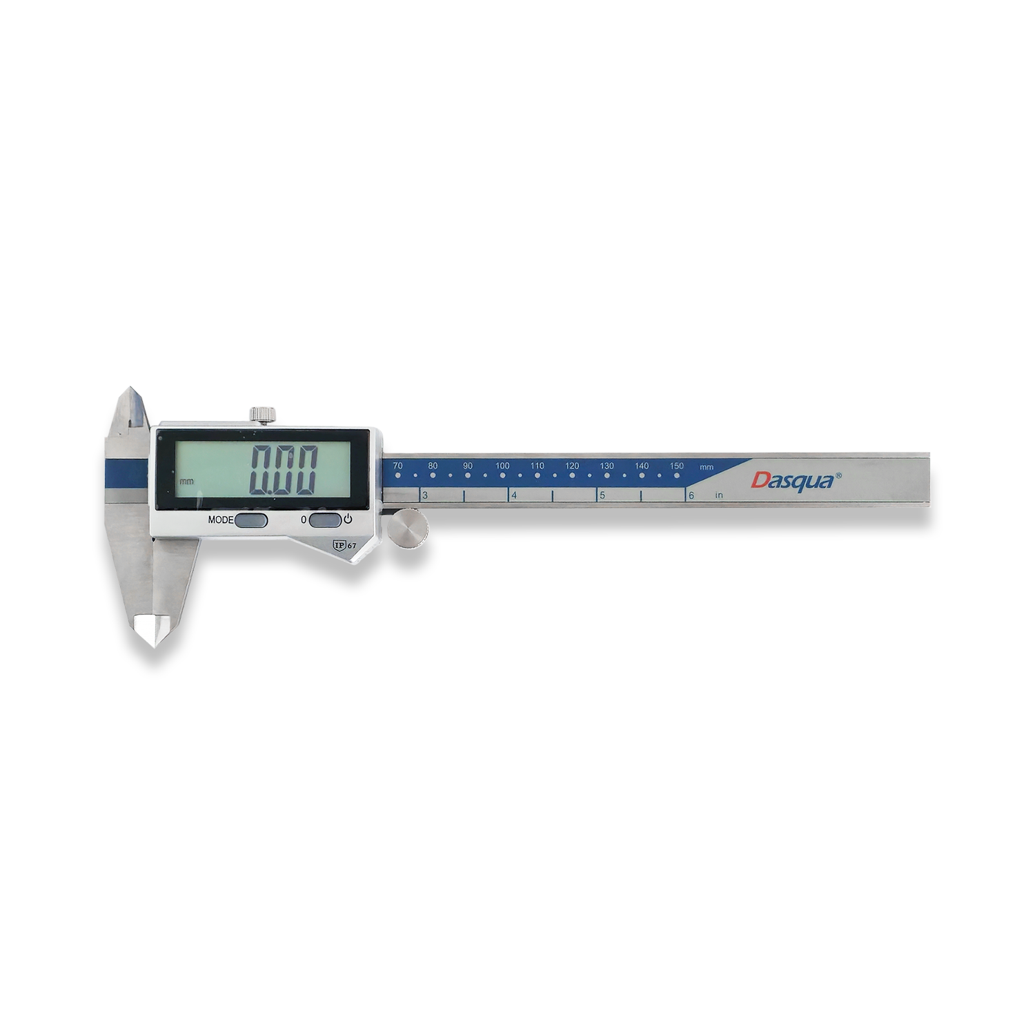 0-6"" / 0-150MM DIGITAL CALIPER IP67 0.01MM / 0.0005"" / 1/128 BY DASQUA 2610-8105