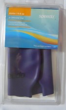 SPEEDO Jr Purple SWIM CAP Kids Silicone Water...
