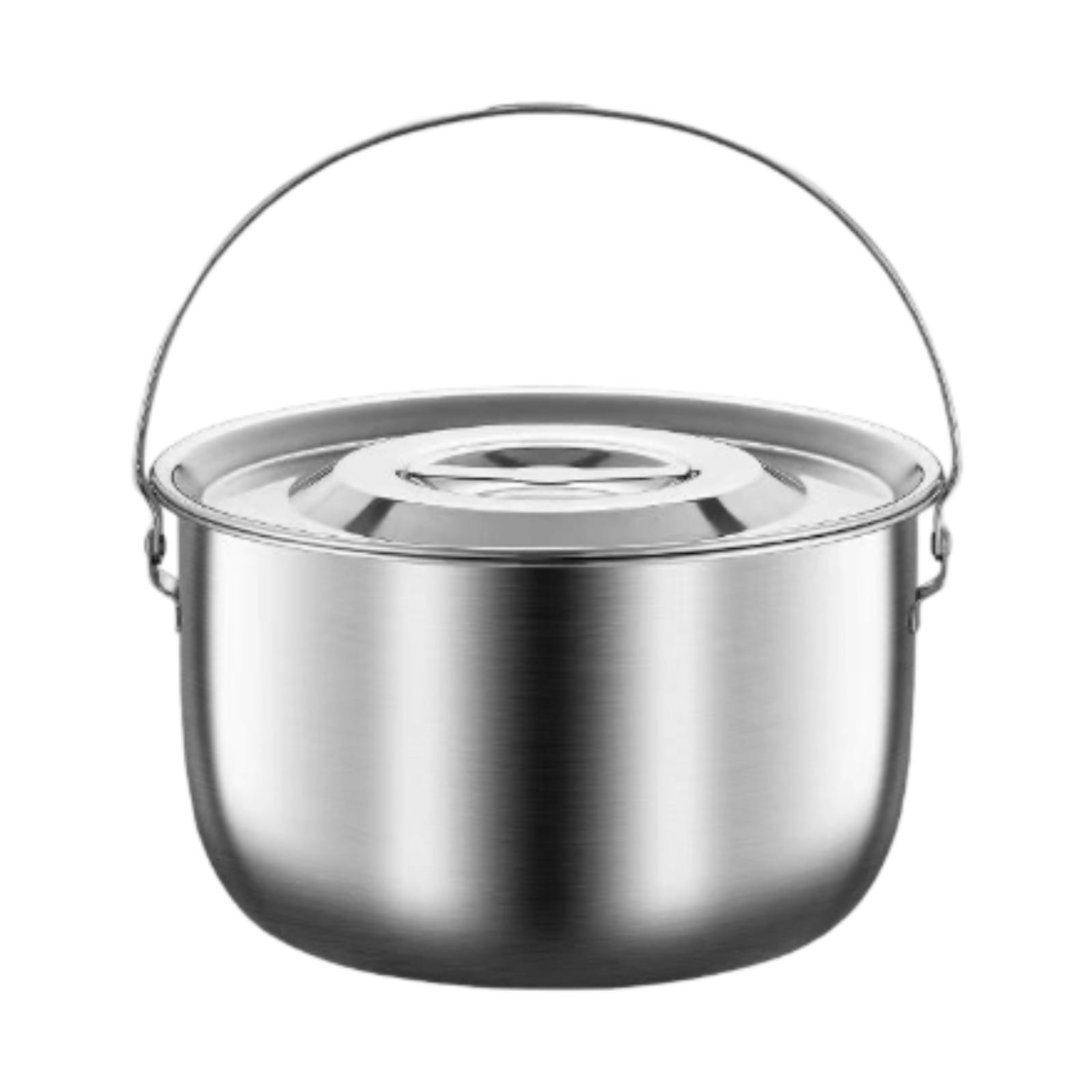 Cooking Pot Soup Pot Stockpot Stew Pot Camping Pot for Home Commercial Party