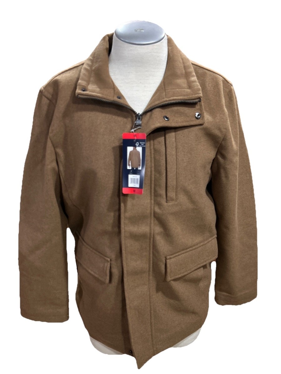 Nautica Mens Jacket M Brown Wool Blend | eBay