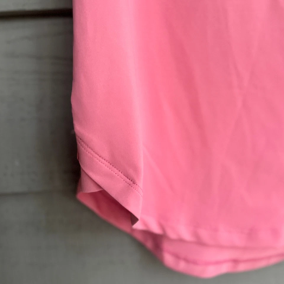 Polo de golf Peter Millar para mujer sin mangas pequeño rosa UPF 50+ logotipo Chechessee Foto 4 de 4