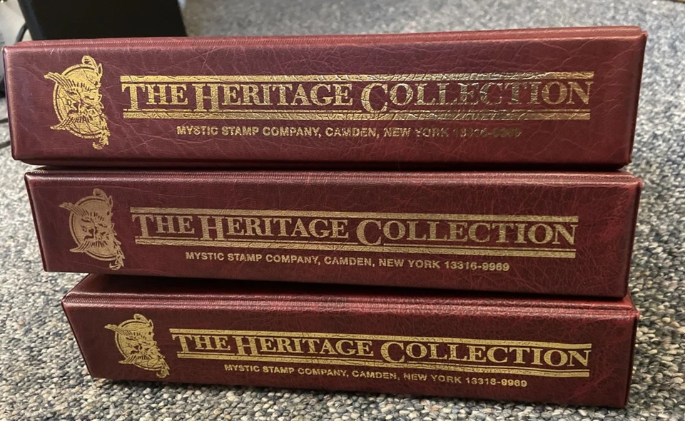 Лот из 837 марок США 1920 - 1990 гг. в 3 альбомах с описаниями - Изображение 4 из 4