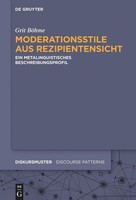 Moderationsstile Aus Rezipientensicht Grit BöHme