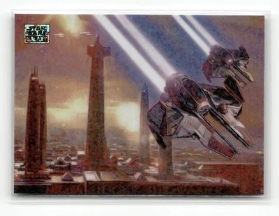 2025 Topps Star Wars Chrome Galaxy ETA-2 Actis-Class Interceptor 46 Mini Diamond