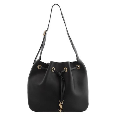 Saint Laurent Paris Vii Medium Hobo Bag In Leather 697918AAAMD1000