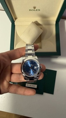 Rolex Oyster Perpetual Datejust 41   Blue Dial   2025-Ref. 126300   Full Set
