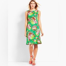 TALBOTS SPRINGTIME FLORAL SHIFT DRESS