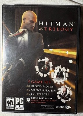 Hitman Trilogy PC DVD-ROM 3 Game Set (Blood Money, Contracts, Silent Assassin) 