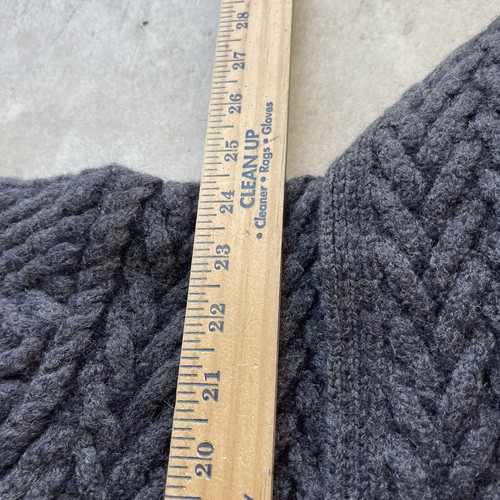 Vintage Aran Crafts Irish Sweater Cardigan Shawl Wool Fisherman Cable Knit XXL, $34.99 - Photo 5