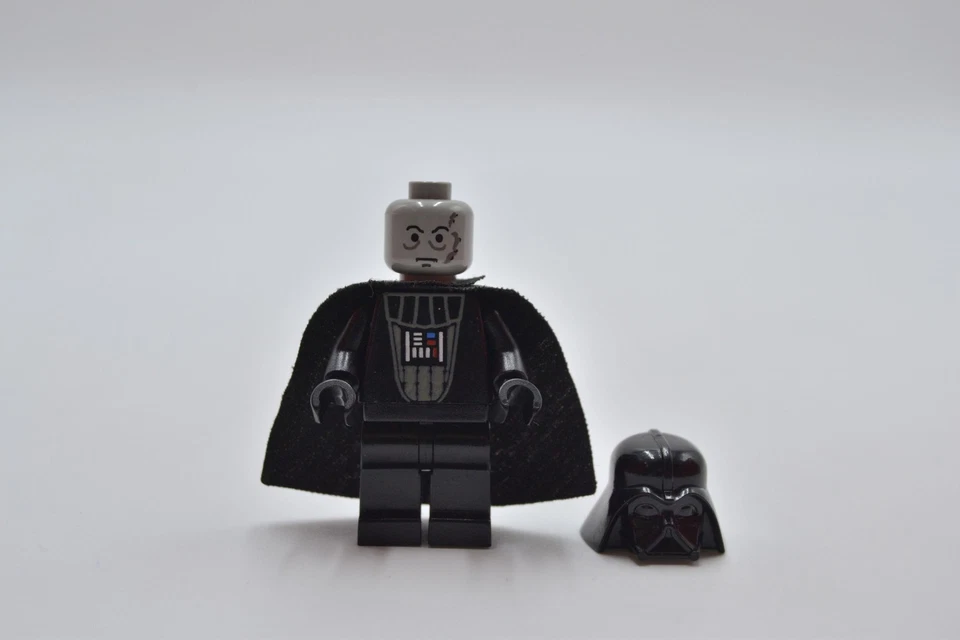 LEGO Figur Minifigur Star Wars Episode 4/5/6 Darth Vader Light Gray Head sw0004 - Bild 3 von 3