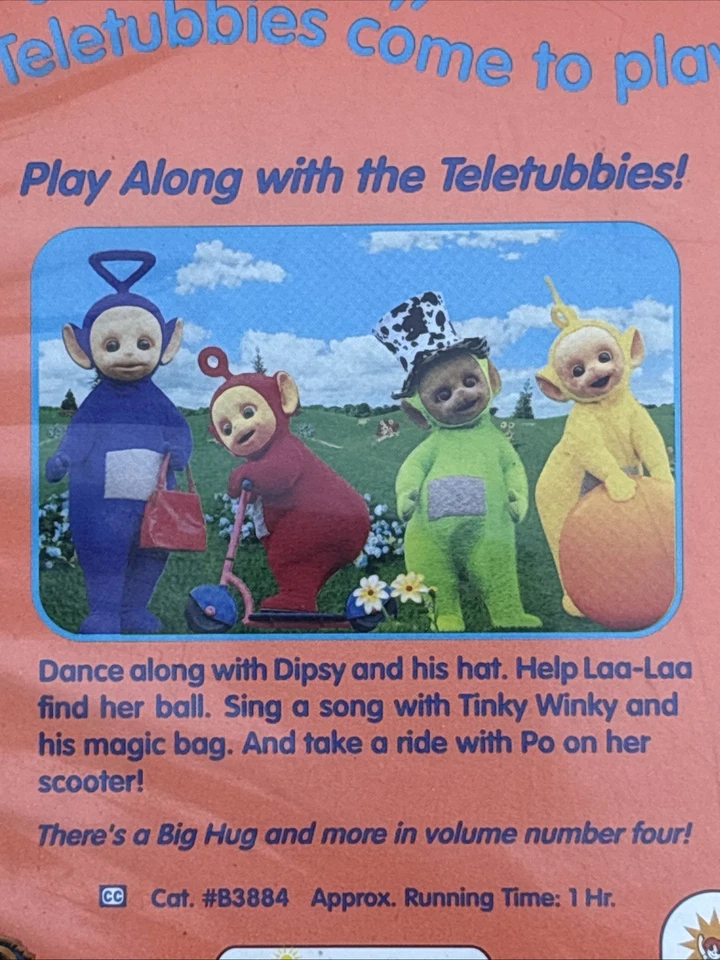 Teletubbies VHS Tape 90s VTG PBS Kids Show Cartoon TV Show Vintage Rare Foto 4 de 4