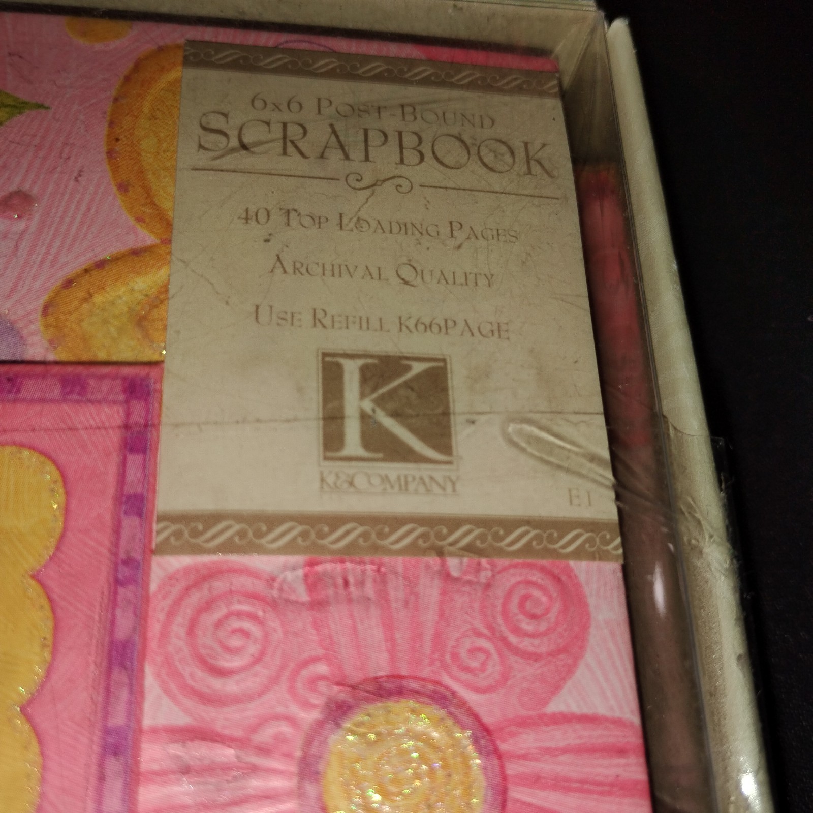 NEW K & Company Scrapbook Kit Tim Coffey Pink Young Girl Floral Album