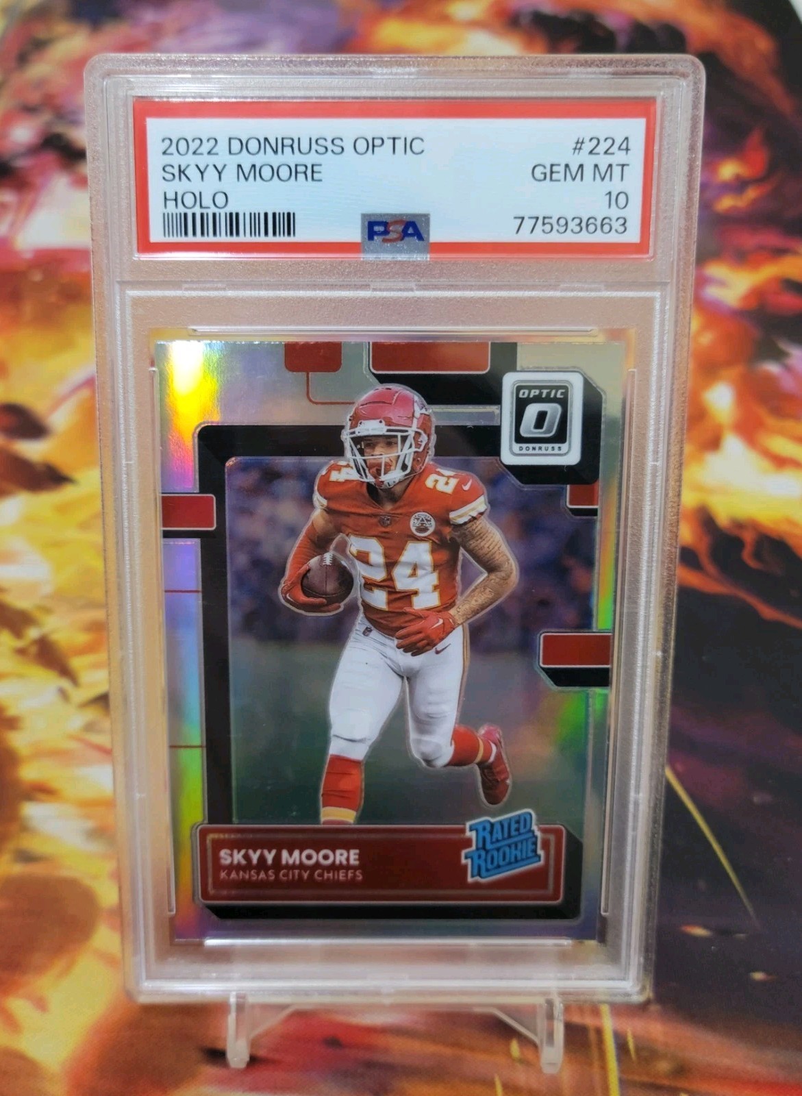Skyy Moore Panini Donruss Optic #224 Holo