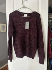 Softies NWT Waffle Marshmallow Crew Neck Sweater PJ Top Size Small Lounge Purple