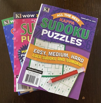All The Best Kappa Sudoku Puzzles & Take A Break Tiny Take-Along Sudoku Puzzles
