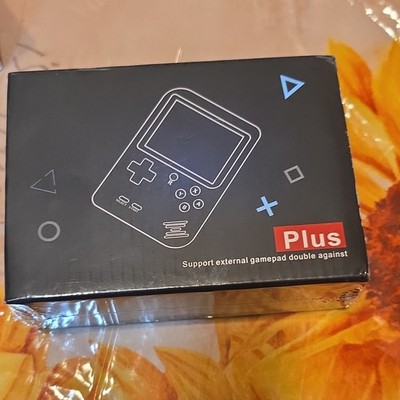 Plus Handheld Video Game Console Black Model Plus & Supports External Gamepad