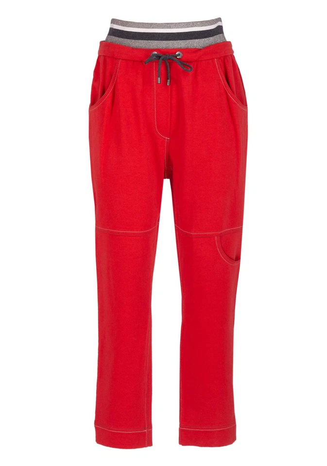 $990 Brunello Cucinelli женщин красный бегун брюки - Изображение 4 из 4