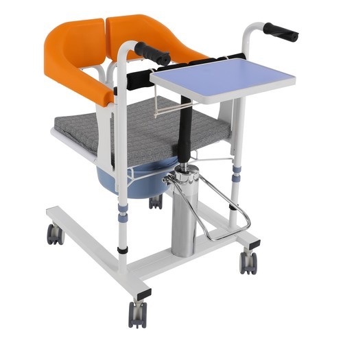 Hydraulic Patient Lift Wheelchair 220LB For Elderly Transfer Chair Nursing Chair