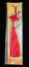 Chinese Lucky Red Knot Ornament Charm Tassel Hanging Car Decor Lunar New Year