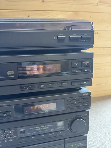 JVC DR-E31L Stereo Double Deck Receiver + CD player + Turntable - Picture 6 of 12