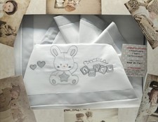 COMPLETO LENZUOLO LETTINO NEONATO BAMBINO (SET 3 PEZZI: SOPRA+SOTTO+FEDERA)