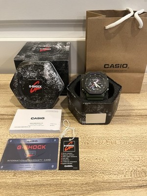 Casio G-SHOCK GA-2100 Analog/Digital Quartz 200m Green Resin Box Papers