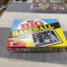 1989 Topps Big Baseball Cards 3rd Series Box 35 Packs
