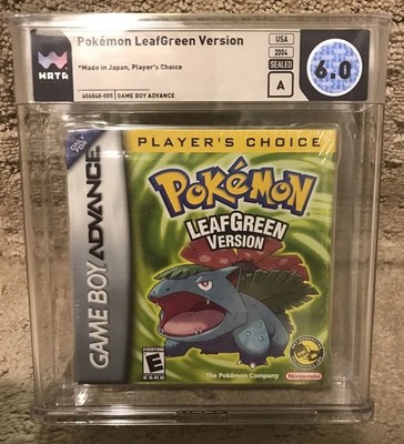 Pokemon Leaf Green Nintendo Game Boy Advance Sealed Wata A VGA CGC  *READ*