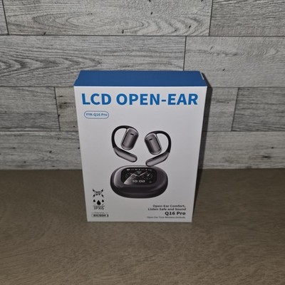 NEW in the Box -YYK-Q16 Pro LCD Open-Ear Wireless Earbuds | 80H Playback | IPX6 