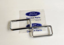 New Old Stock Open Door Handle Surround x2 For FORD CORTINA MK3