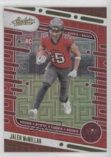 2024 Panini Absolute Rookies Red Squares 185/499 Jalen McMillan #173 16v5