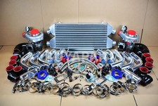 Diy Fmic Twin T3t4 Turbo Charger Kit 800hp For Mustang Cobra Gt Svt V8 V6 Chbr