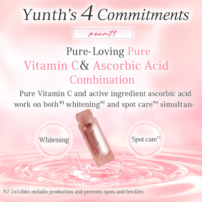 Yunth Fresh VC Whitening Serum 28pcs Vitamin C Made in Japan