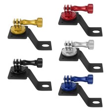 Heavy Duty Motorcycle Action Camera Holder Aluminum Construction For Riding