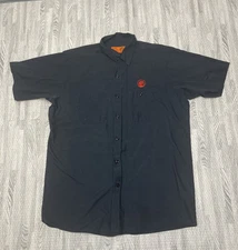 Red Kap Work Shirt Men's L New Belgium Brewing Company Beer Navy Blue